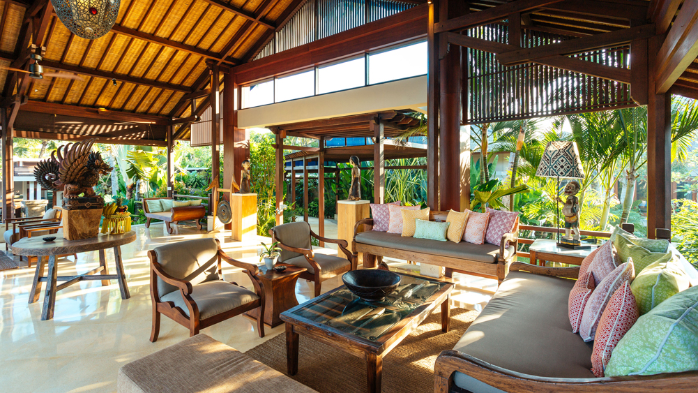 Villa Semarapura - Upstairs living room